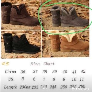 Gray Ugg Like Booties